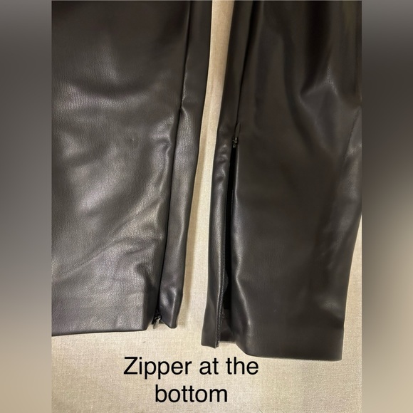 Zara, Vegan Leather Pants, Jean Style - Picture 6 of 7